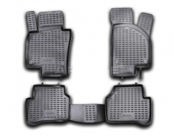 Rubber floor mats set   VW Passat B7 (2011-2015) ― AUTOERA.LV