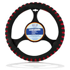 Wheel cover 37-39cm, black/red ― AUTOERA.LV