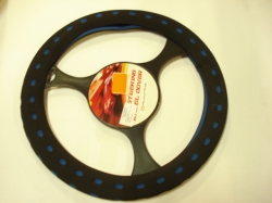 Wheel cover 37-39cm, black/blue ― AUTOERA.LV