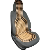 WOODEN BEAD CAR/VAN/TAXI FRONT SEAT COVER CUSHION 