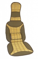 Seat cushion, straw inserts