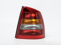 Rear tail light Opel Astra G (1998-2004), right side / smoked 