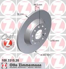 Aizmugurējie bremžu diski - ZIMMERMANN ― AUTOERA.LV