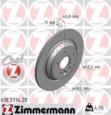 Aizmugurējais bremžu disks - ZIMMERMANN ― AUTOERA.LV