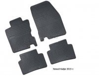 Комплект резиновых ковриков для Renault Kadjar (2015-2022)