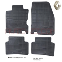 Rubber floor mats set for Renault Kadjar (2015-2022)