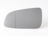 Mirror glass with adhesive tape Opel Astra H (2004-2009), left side  