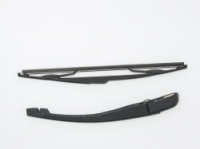 Rear wiperblade arm with wiperblade 