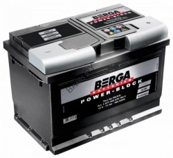 CAr battery - BERGA 72Ah, 680A, 12V  ― AUTOERA.LV
