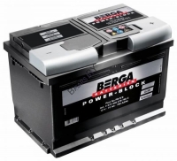 CAr battery - BERGA 72Ah, 680A, 12V 