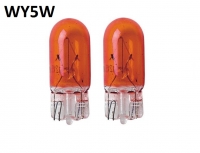Set of bulbs WY5W AMBER, 12V, 5W