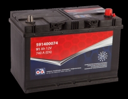 Car battery AD 91Ah 740A ― AUTOERA.LV