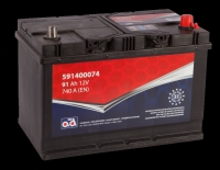 Car battery AD 91Ah 740A