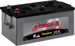 Car batterie - AMEGA Premium 225Ah, 1300A, 12V   ― AUTOERA.LV