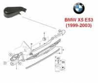 Aizm.logu slotiņas sviras vāciņš BMW X5 E53 (1999-2003)