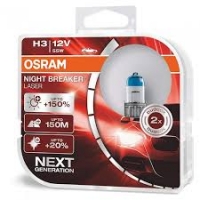 Fog lamp bulb set - OSRAM NIGHT BRAKER H3 55W (+150%), 12V