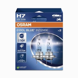 Pamatluktura spuldzes - OSRAM H7 COOL BLUE INTENSE 55W, 12V (+100%, 5000K) ― AUTOERA.LV