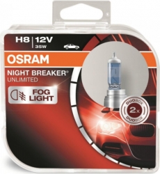 Pamatluktura spuldzes - Osram Night Braker H8 35W, 12V  ― AUTOERA.LV