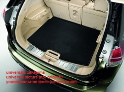 Тканевый коврик багажника Audi Q7 (2015-2023), чёрный ― AUTOERA.LV
