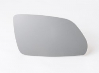 Mirror glass with insert for Skoda Octavia (2005-2008), right side 