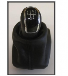 Gear shaft leather with shift knob AUDI A4 B8  (2007-2011); A5 (2008-2011) ; Q5 (2008-2013); ― AUTOERA.LV