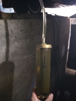 Oil drainer plastic syringe, 400ml.
