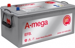 Cargo Battery - AMEGA 240Ah, 1400A (EFB SHD), 12V ― AUTOERA.LV
