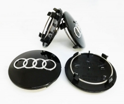 Disku ieliktņu/kapaciņu k-ts, 4x⌀68mm, melni ― AUTOERA.LV