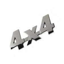 Chromed 3D emblem - 4X4 ― AUTOERA.LV