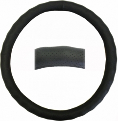 Pig leather wheel cover, black, 37-39cm ― AUTOERA.LV