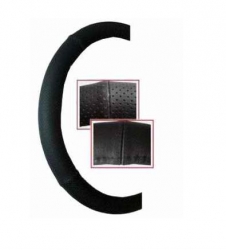 Leather wheel cover, black 37-39cm ― AUTOERA.LV