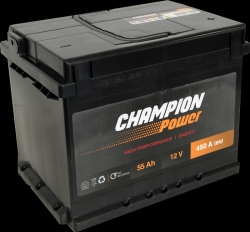 Auto akumulators - CHAMPION 55Ah, 450A, 12V ― AUTOERA.LV