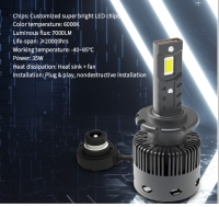 Комплект LED kсеноновых ламп D2S/D2R, 35W, 6000K 