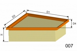 Gaisa filtrs - FILTRON ― AUTOERA.LV