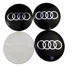 Alumīna disku uzlīmes AUDI diam. 56mm ― AUTOERA.LV