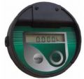 Electrical oil meter with rechangable battery