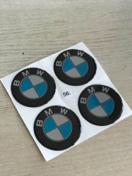 ALLOY WHEEL TRIM CENTRE CAP DECAL LOGO BMW 56MM ― AUTOERA.LV