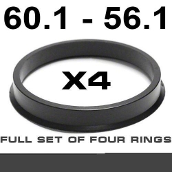 Центрирующее кольцо для алюминиевых дисков 60.1mm ->56.1мм ― AUTOERA.LV