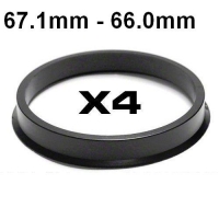 Wheel hub centring ring 67.1mm ->⌀66.0mm