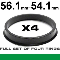 Wheel hub centring ring 56.1mm->54.1mm ― AUTOERA.LV