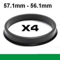 Центрирующее кольцо для алюминиевых дисков 57.1mm->⌀56.1mm 