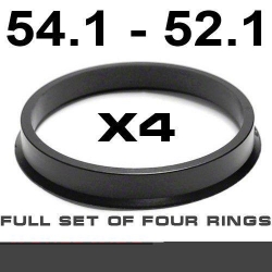 Центрирующее кольцо для алюминиевых дисков 54.1мм ->52.1мм ― AUTOERA.LV