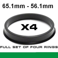 Wheel hub centring ring 65.1mm - 56.1mm 