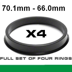 Центрирующее кольцо для алюминиевых дисков 70.1->66.0mm ― AUTOERA.LV