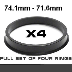 Центрирующее кольцо для алюминиевых дисков ⌀71.5mm ->⌀60.0mm ― AUTOERA.LV