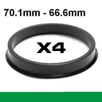 Центрирующее кольцо для алюминиевых дисков ⌀70.1mm ->⌀66.6mm