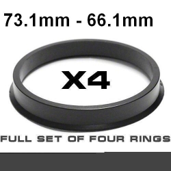 Центрирующее кольцо для алюминиевых дисков 73.1mm ->66.1mm ― AUTOERA.LV