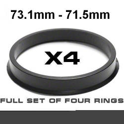 Центрирующее кольцо для алюминиевых дисков /⌀73.1mm ->⌀71.5mm ― AUTOERA.LV
