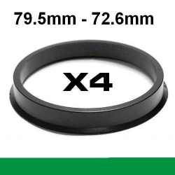 Центрирующее кольцо для алюминиевых дисков/⌀79.5->72.6mm ― AUTOERA.LV