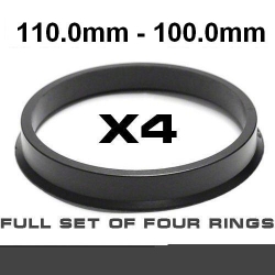 Центрирующее кольцо для алюминиевых дисков /⌀110.0mm ->⌀100.0mm ― AUTOERA.LV